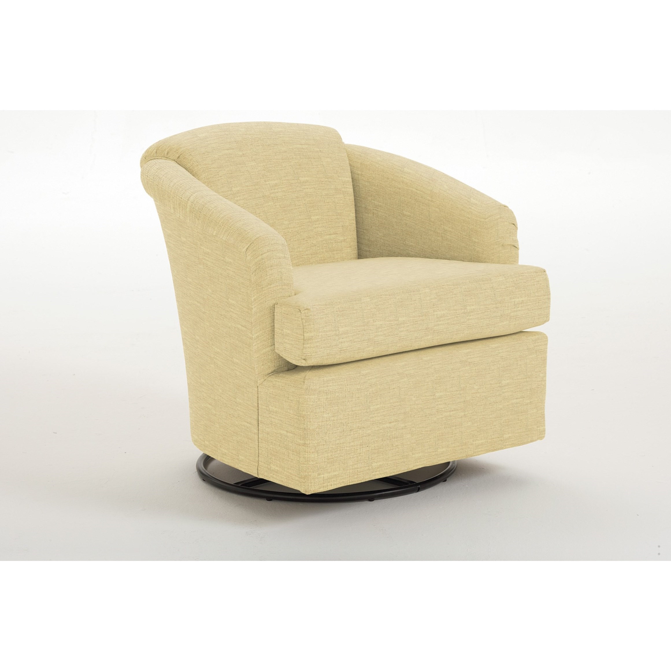 Best Home Furnishings Swivel Barrel Chairs 25671 Cass Swivel Barrel
